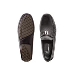 Moreschi Le Mans Deerskin Driving Loafers Black