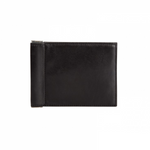 Moreschi Leather Credit Card Holder Black