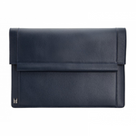 Moreschi Leather Hand Document Holder Dark Blue