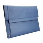 Moreschi Leather Hand Document Holder Denim