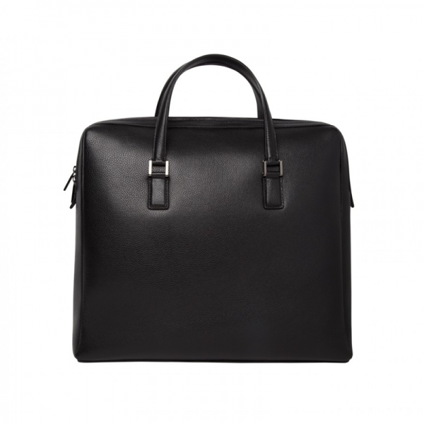 Moreschi Leather Hand Or Shoulder Bag Black
