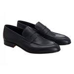 Moreschi 42127BS Leather Moccasin Blue