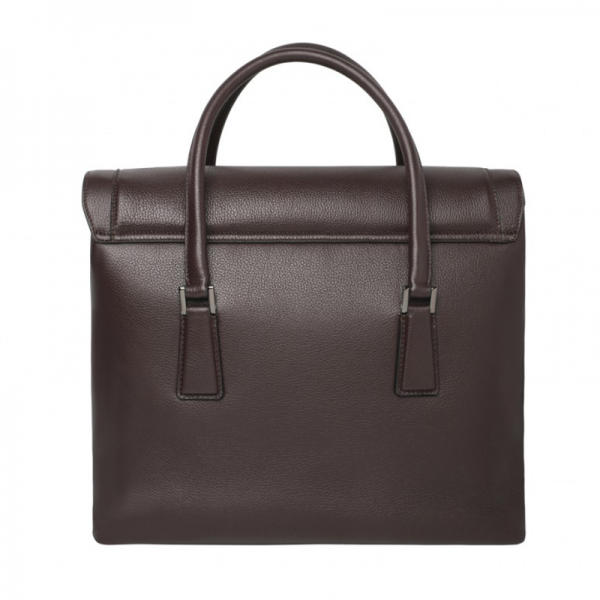 Moreschi Leather Travel Bag Brown
