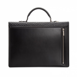 Moreschi Leather Working Bag Black