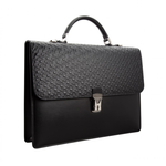 Moreschi Leather Working Bag Black