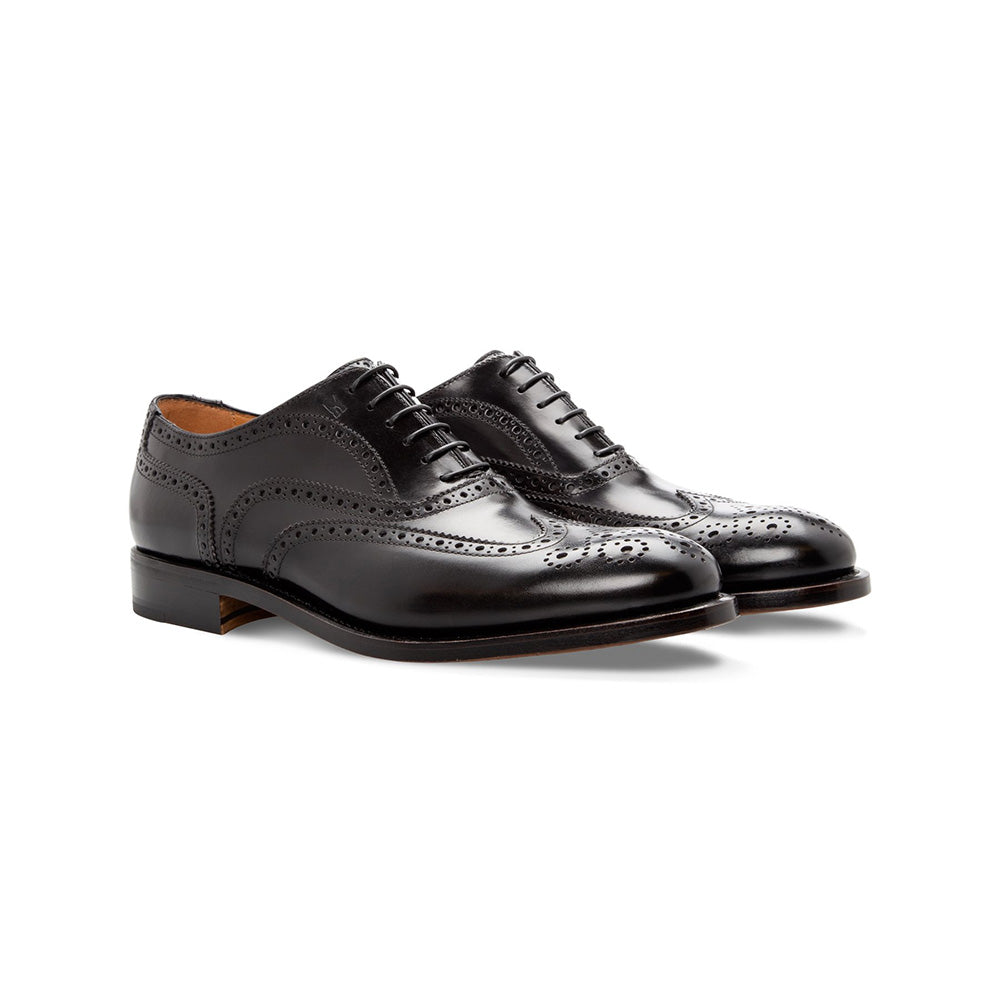 Moreschi Leicester Brogue Oxfords Black