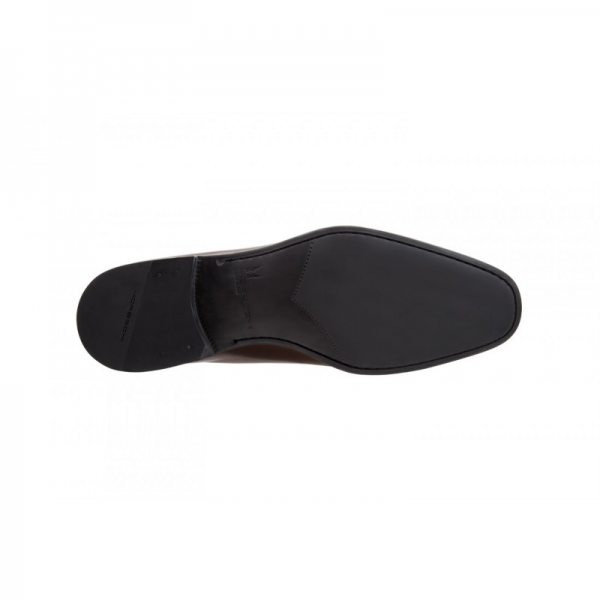 Moreschi Liegi Calfskin Apron Toe Loafers Brown (Special Order)