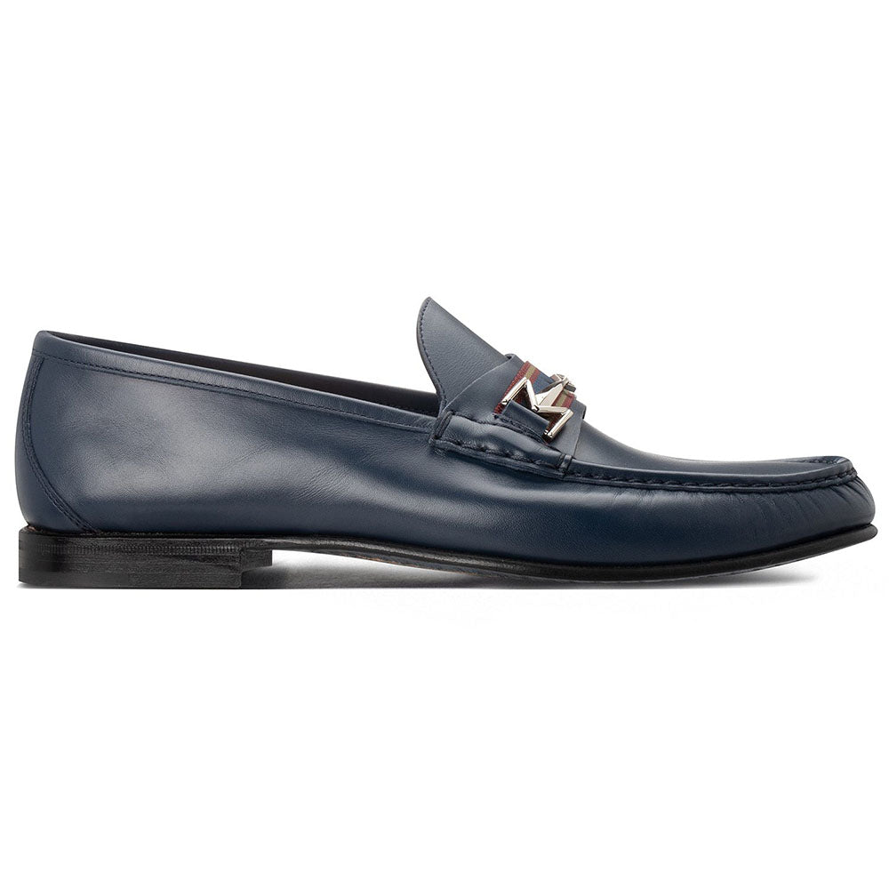Moreschi Light Blue Leather Loafer (143541C)