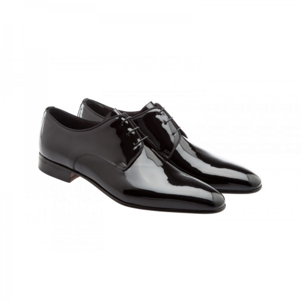 Moreschi Linz Patent Leather Shoes Black
