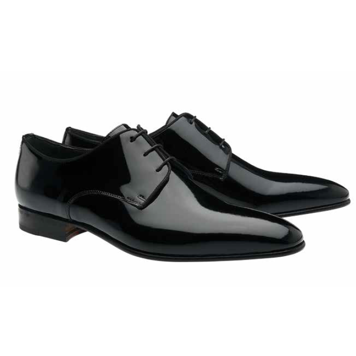 Moreschi Linz Patent Leather Shoes Black