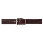 Moreschi Lione Peccary & Calfskin Belts Burgundy