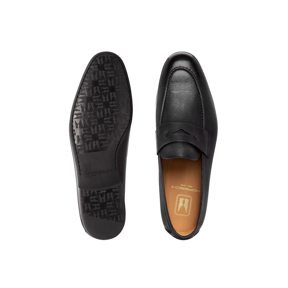 Moreschi 0241000 Leather Loafers Black