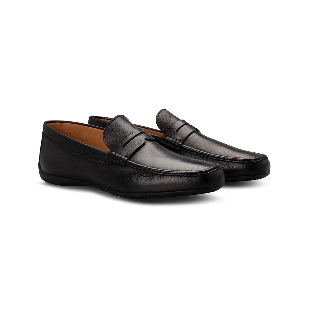 Moreschi MC30MM0MYA-0241000 Leather Loafers Black