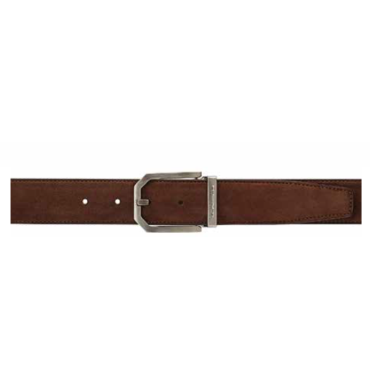 Moreschi Monterey Suede Belt Brown