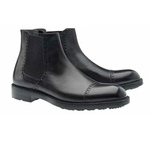 Moreschi Narvik Calfskin Cap Toe Boots Black