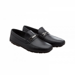 Moreschi Nassau Deerskin Driving Loafers Black (Special Order)