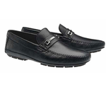 Moreschi Nassau Deerskin Driving Loafers Black