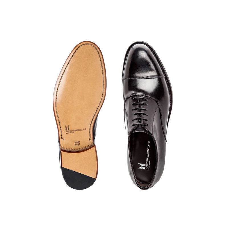 Moreschi New York Cap Toe Oxfords Black