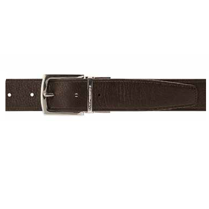 Moreschi Orlando Deerskin Belt Dark Brown