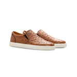 Moreschi Ostrich Sneakers Brown