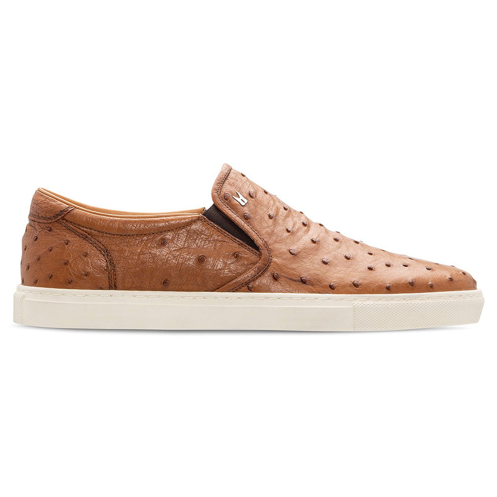 Moreschi Ostrich Sneakers Brown
