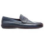 Moreschi Panama Deerskin Shoes Blue