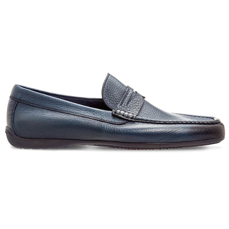 Moreschi Panama Deerskin Shoes Blue