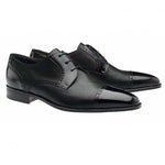 Moreschi Riga Calfskin & Grained Calfskin Cap Toe Oxfords 