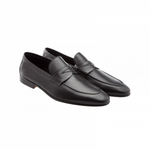 Moreschi Rio Calfskin Penny Loafers Black