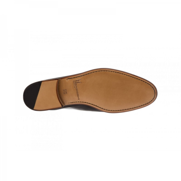 Moreschi Rio Calfskin Penny Loafers Black