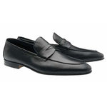 Moreschi Rio Calfskin Penny Loafers Black