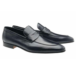 Moreschi Rio Calfskin Penny Loafers Navy