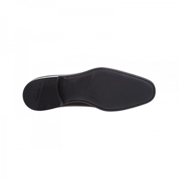 Moreschi Santiago Apron Toe Bit Loafers Black