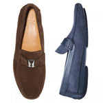 Moreschi Scarpine Suede Driving Loafers