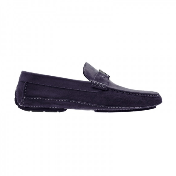 Moreschi Scarpine Suede Driving Loafers