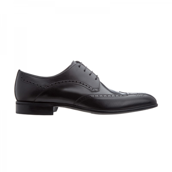 Moreschi Sheffield Wingtip Brogues Black
