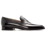 Moreschi Sofia Black Slip-on Penny Loafers Black