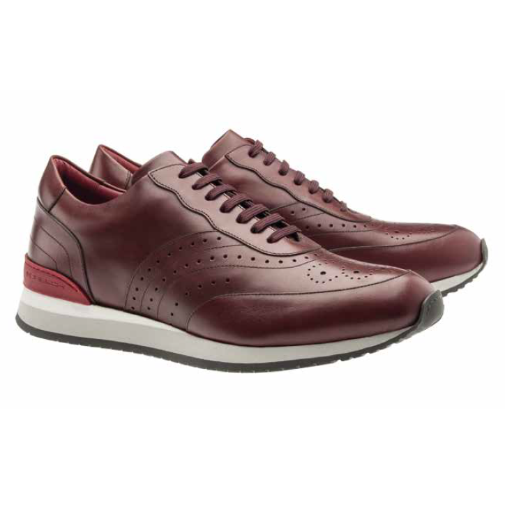 Moreschi Sparta Calfskin Sneakers Burgundy