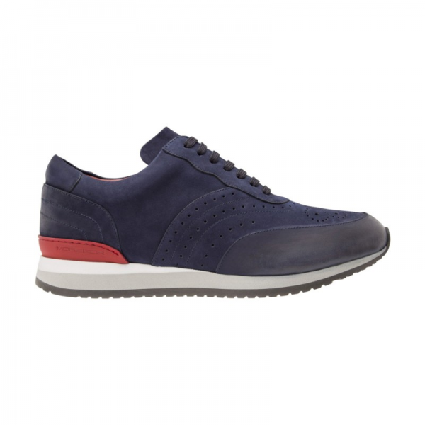 Moreschi Sparta Nubuck Sneakers Navy