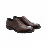 Moreschi Stoccolma Calfskin Wingtip Oxfords Brown
