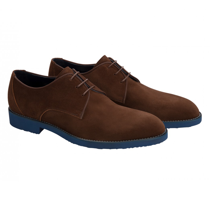 Moreschi 42132 Suede Derby Shoes Brown