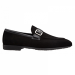 Moreschi 42174NE Suede Moccasin Black (SPECIAL ORDER)