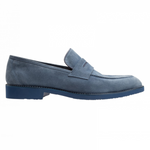 Moreschi Suede Moccasin Denim 