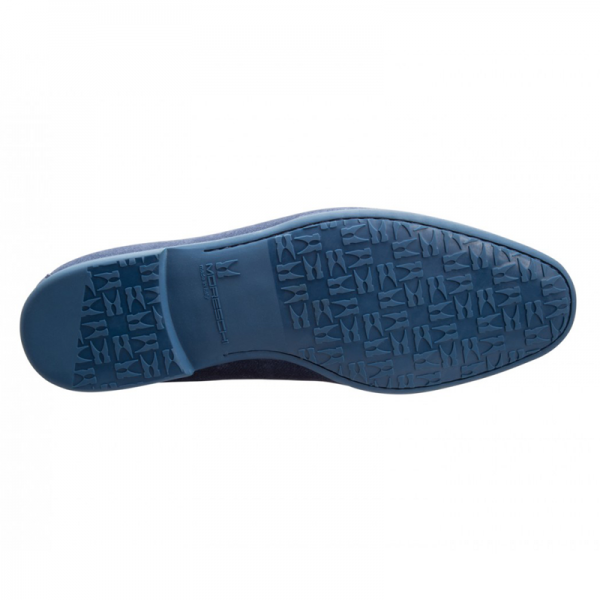 Moreschi 042174B Suede Moccasin Denim (SPECIAL ORDER)