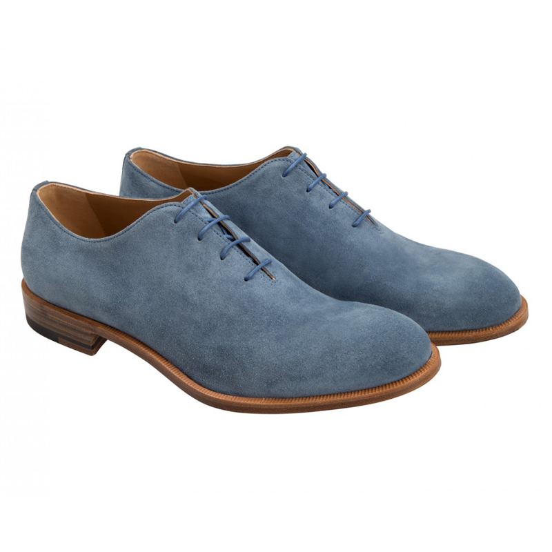 Moreschi 042086ABC Suede Oxford Denim