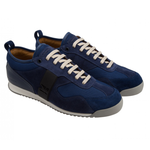 Moreschi YUCATAN05 Suede Yucatan Sneaker Blue