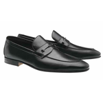 Moreschi Sydney Calfskin Bit Loafers Black