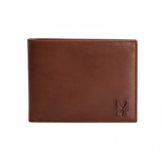 Moreschi Leather Horizontal Wallet Dark Brown