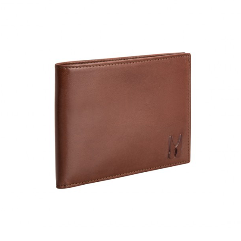 Moreschi Leather Horizontal Wallet Dark Brown
