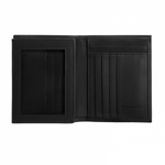 Moreschi Leather Vertical Wallet Light Black
